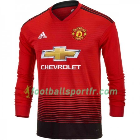 Tenue Manchester United Domicile 2018-2019 Maillot de Foot ML